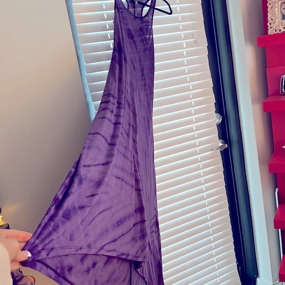 Beautiful American Twist Purple High-Low Maxi Dress in. Sz S😍👗 - Picture 4 of 5